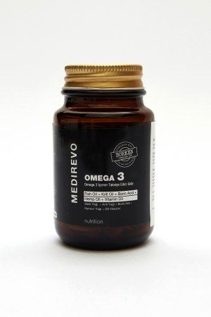 Astaksantin İçeren OMEGA3 Balık Yağı (Krill Yağı, Borik Asit, Kenevir Tohumu Yağı, D3 Vitaminli)