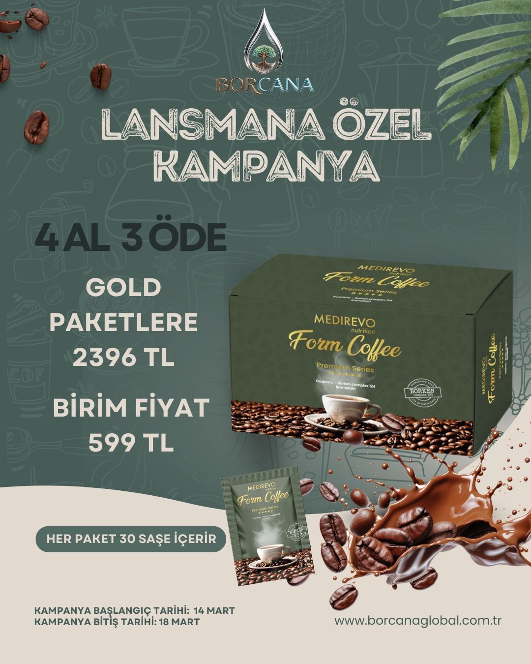Açılışa Özel 4 AL 3 ÖDE FORM COFFEE
